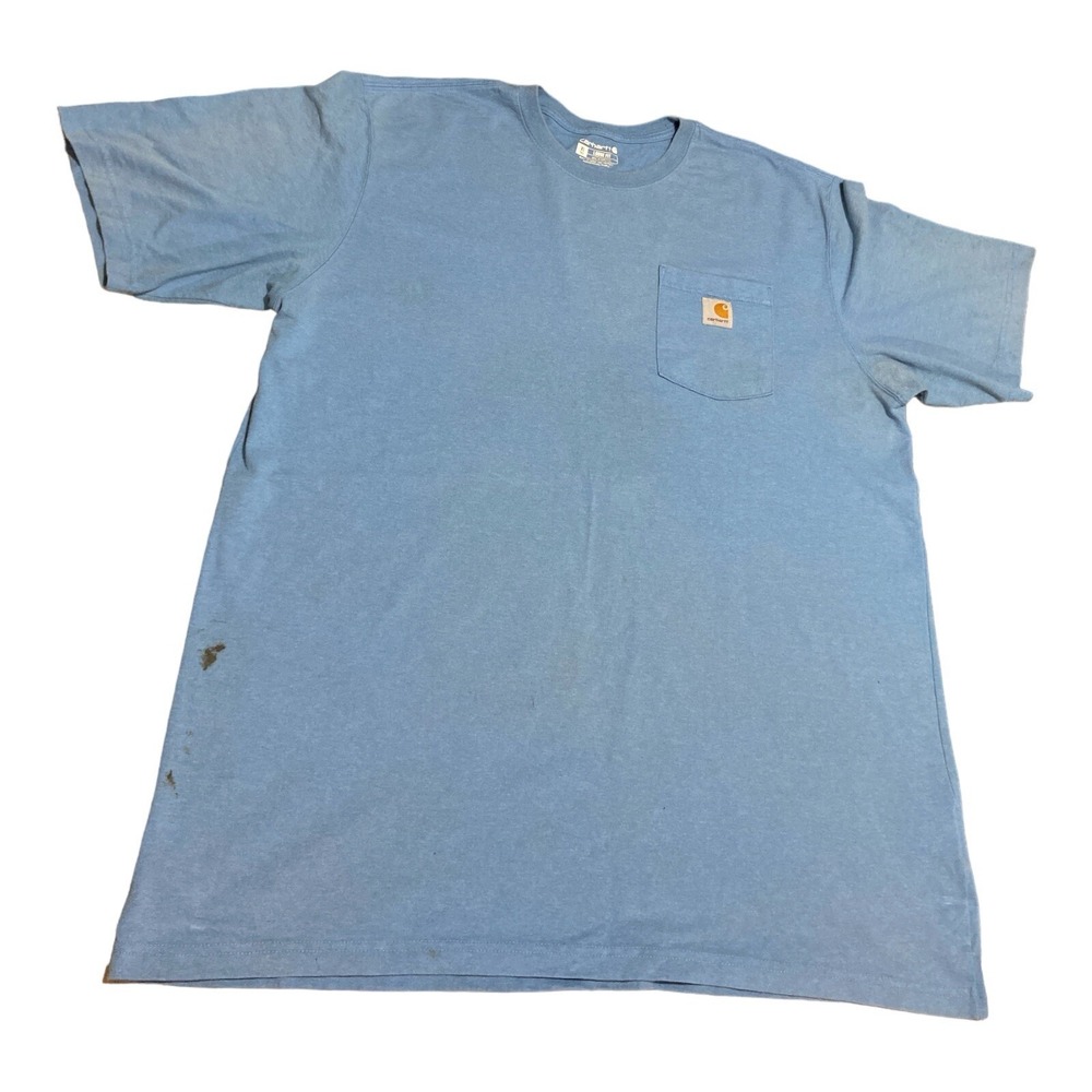 Carhartt Men's T Shirt Size XL Tall Short Sleeve Pocket Loose‎ Fit Distressed